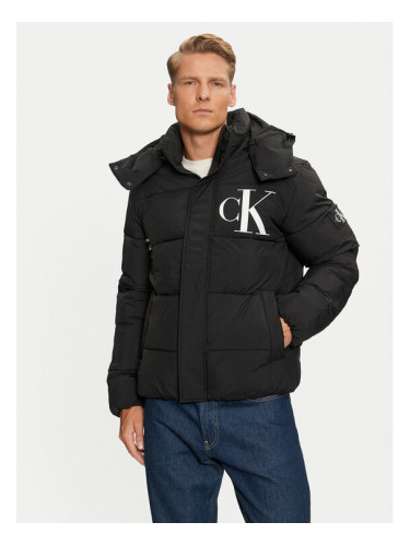 Calvin Klein Jeans Зимно яке J30J326104 Черен Regular Fit