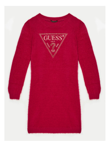 Guess Плетена рокля J4BK11 Z3K20 Червен Regular Fit