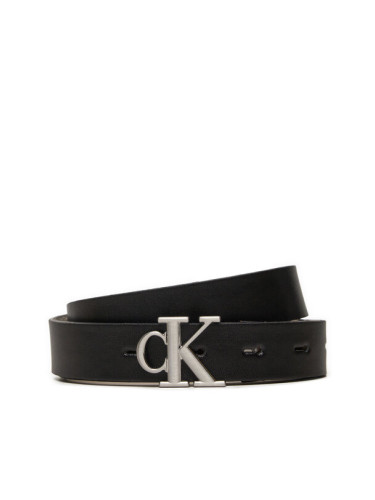 Calvin Klein Jeans Дамски колан Mono Pl Rev Lthr Belt K60K612290 Черен