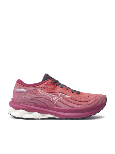 Mizuno Маратонки за бягане Wave Skyrise 5 J1GD2409 Червен