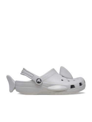 Crocs Чехли Classic Iam Shark Clog K 210014 Сив