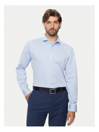 Boss Риза 50473312 Светлосиньо Slim Fit