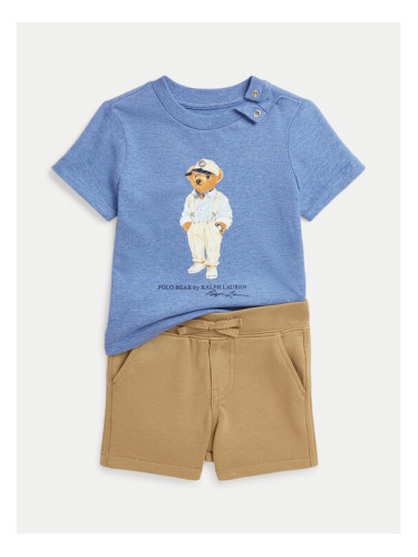 Polo Ralph Lauren Комплект тишърт и панталонки 320942280001 Цветен Regular Fit