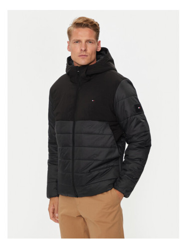 Tommy Hilfiger Зимно яке MW0MW35654 Черен Regular Fit
