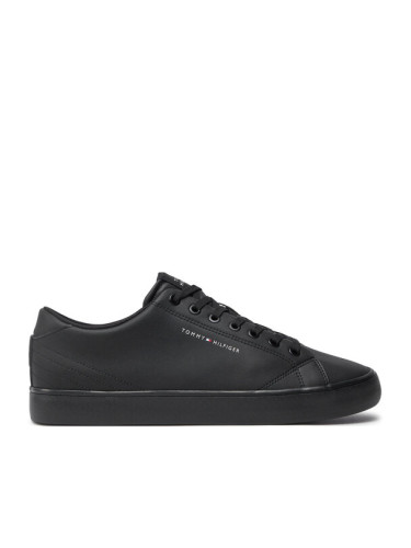 Tommy Hilfiger Сникърси Th Hi Vulc Core Low Leather FM0FM05041 Черен