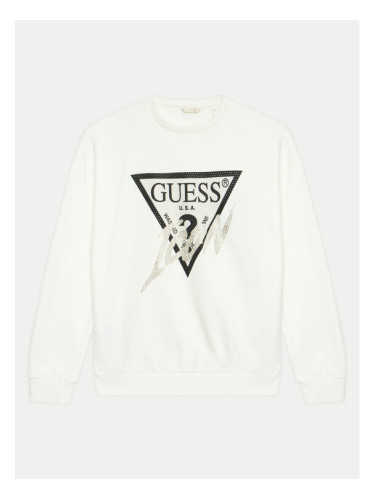 Guess Суитшърт J4BQ04 KAV34 Бял Regular Fit