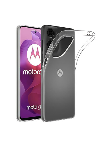 Силиконов кейс MBX 2mm, За Motorola Moto G24/G04/E14, Прозрачен