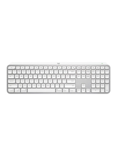  Клавиатура Logitech - MX Keys S for Mac USINTL, безжична, Pale Grey