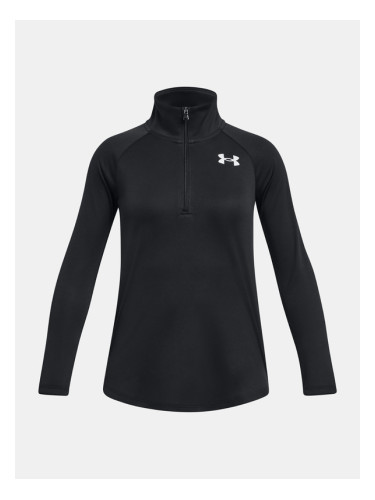 Under Armour Tech Graphic 1/2 Zip Тениска детски Cheren