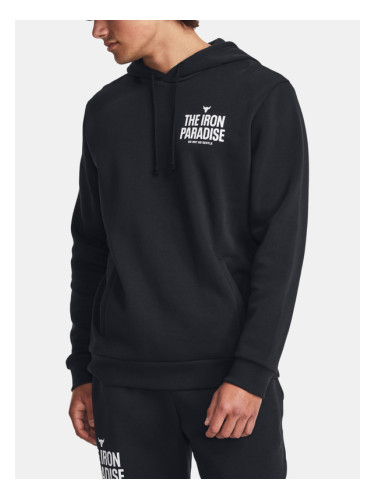 Under Armour Project Rock Rival Fleece Hoodie Sweatshirt Cheren