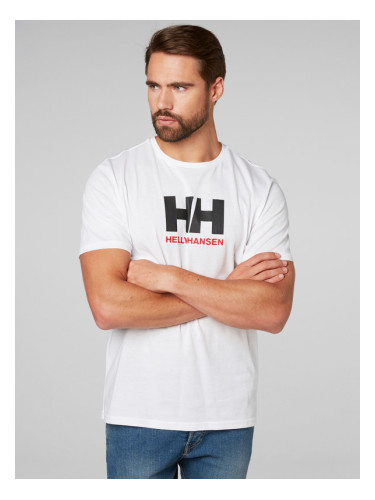 Helly Hansen Logo T-shirt Byal