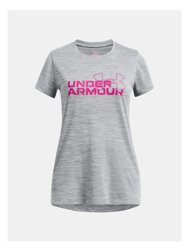 Under Armour UA G Tech Twist Wdmk Logo SS Тениска детски Cheren