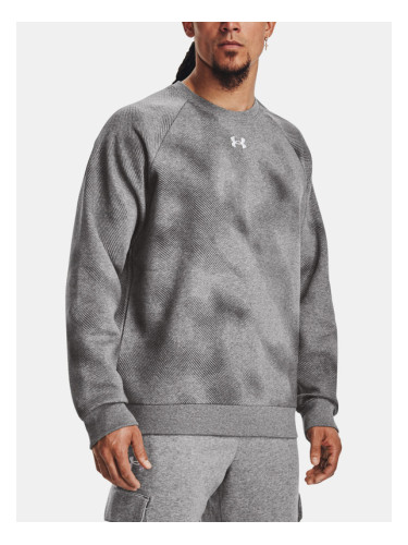 Under Armour UA Rival Fleece Printed Crew Sweatshirt Siv