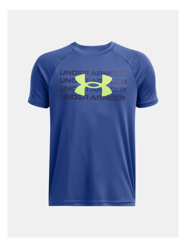 Under Armour UA B Tech Wordmark Logo SS T-shirt Sin