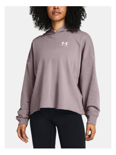 Under Armour UA Rival Terry OS Hoodie Sweatshirt Siv