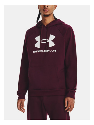 Under Armour UA Rival Fleece Logo HD Sweatshirt Cherven