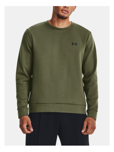 Under Armour UA Unstoppable Flc Crew Sweatshirt Zelen