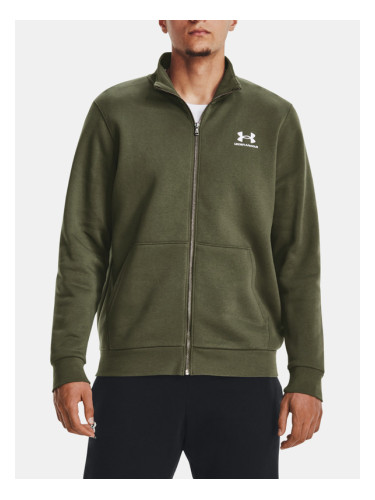 Under Armour UA Essential Flc Track Jkt Sweatshirt Zelen