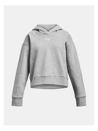 Under Armour UA Rival Fleece Crop Hoodie Суитшърт детски Siv