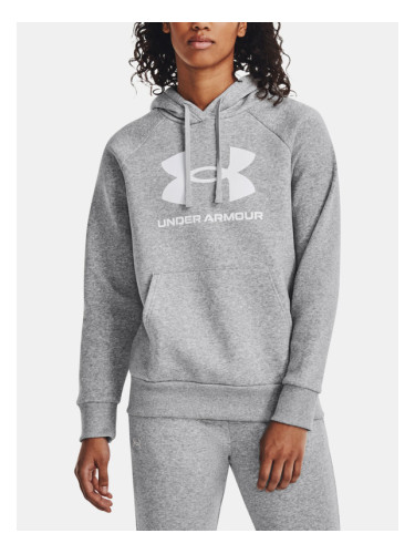 Under Armour UA Rival Fleece Big Logo Hdy Sweatshirt Siv