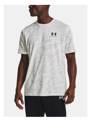 Under Armour UA ABC CAMO SS - bílá T-shirt Byal