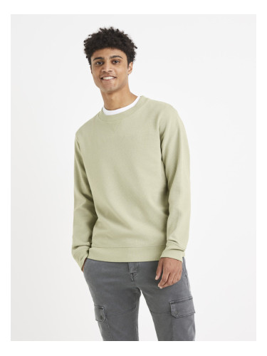 Celio Vewa Sweatshirt Zelen