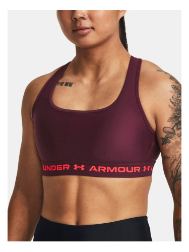 Under Armour UA Crossback Mid Bra Cпортен Сутиен Cherven