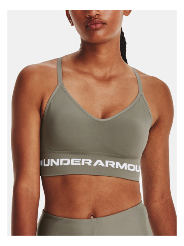 Under Armour UA Seamless Low Long Cпортен Сутиен Zelen