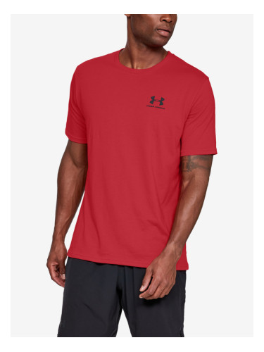 Under Armour UA M Sportstyle LC SS T-shirt Cherven