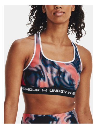 Under Armour Crossback Mid Print Cпортен Сутиен Rozov