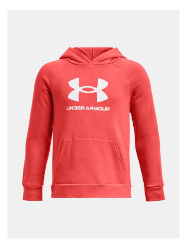 Under Armour UA Rival Fleece BL Hoodie Суитшърт детски Cherven