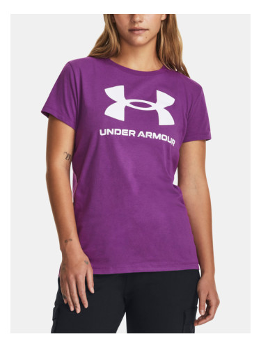 Under Armour UA W Sportstyle Logo SS T-shirt Lilav