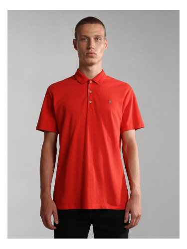 Napapijri Polo T-shirt Cherven