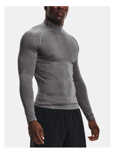 Under Armour HG Armour Comp Mock LS T-shirt Siv