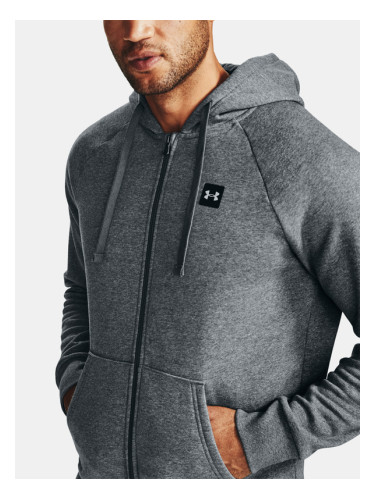 Under Armour UA Rival Fleece FZ Hoodie Sweatshirt Siv