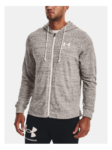 Under Armour UA Rival Terry LC FZ Sweatshirt Siv