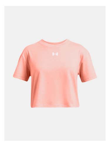 Under Armour UA Crop Sportstyle Logo SS Тениска детски Oranzhev