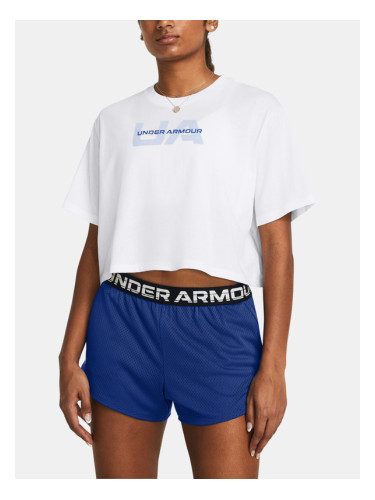 Under Armour UA Boxy Crop Branded SS T-shirt Byal