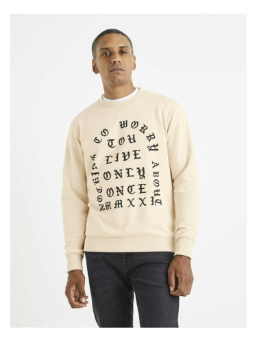 Celio Sweatshirt Bezhov