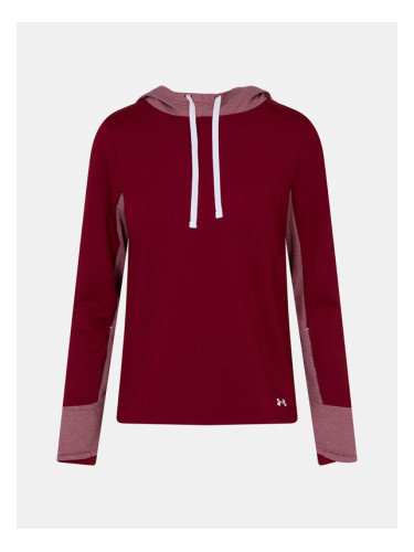 Under Armour UA ColdGear Hoodie-RED Sweatshirt Cherven