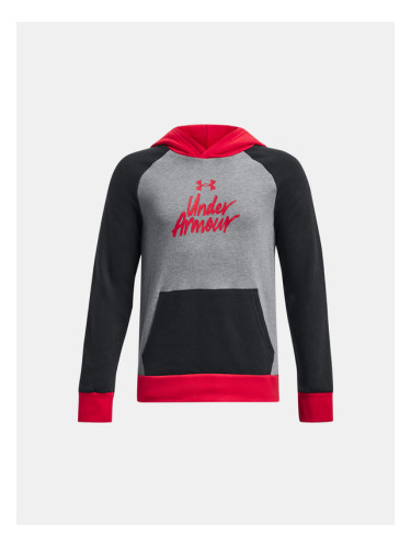 Under Armour UA Rival Fleece Script CB HD Суитшърт детски Cheren