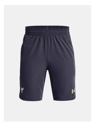 Under Armour UA Project Rock Woven Къси панталони детски Siv