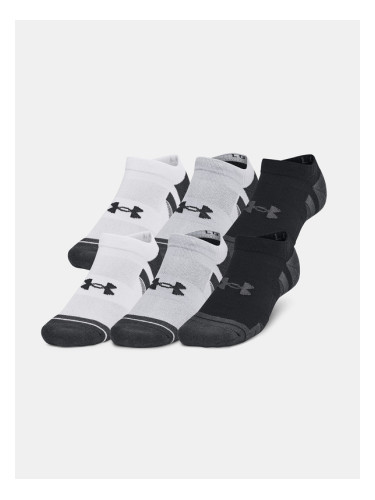 Under Armour Unisex UA Perf Tech NS Чорапи 6 чифта Siv