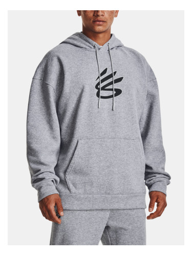 Under Armour Curry Big Splash PO Hoodie Sweatshirt Siv