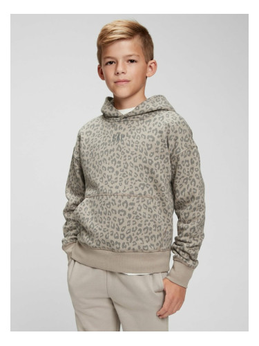 GAP Leopard Суитшърт детски Siv