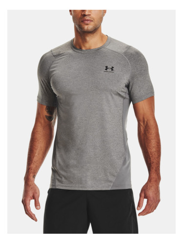 Under Armour UA HG Armour Fitted SS T-shirt Siv