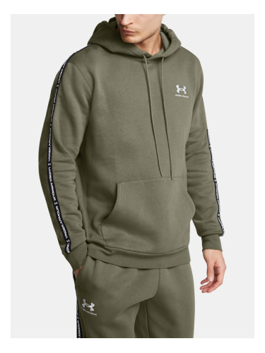 Under Armour UA Icon Fleece HD Taping Sweatshirt Zelen