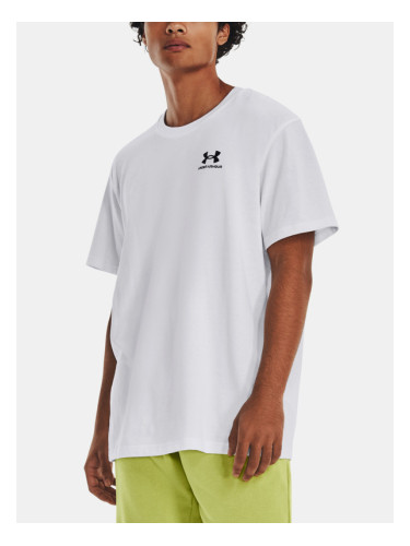 Under Armour UA Logo Emb Heavyweight SS T-shirt Byal