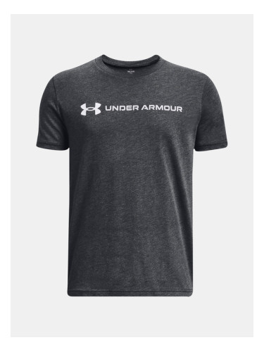 Under Armour UA B Logo Wordmark SS Тениска детски Siv