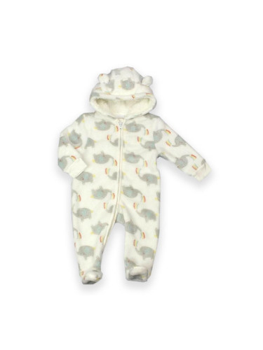 Пухкав Бебешки Зимен Гащеризон „Слончета“ (9-12 мес.)